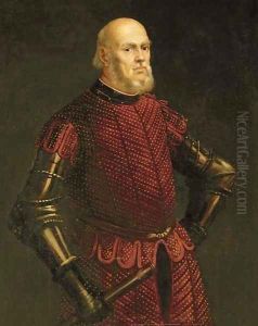 Portrait of a Venetian officer by Jacopo Tintoretto (Robusti)