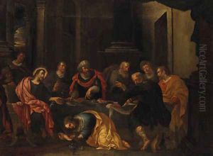 Christ in the House of Simon the Pharisee by Jacopo Tintoretto (Robusti)