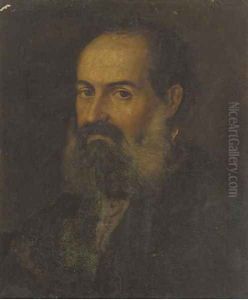 Portrait of a bearded man by Jacopo Tintoretto (Robusti)