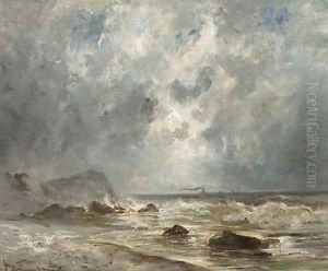 A choppy surf by Louis Timmermans