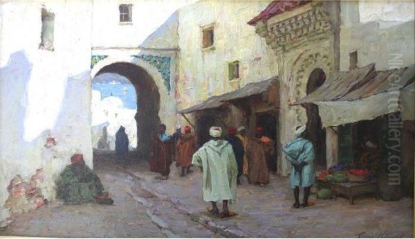 A Shady Street, Tangiers - view 1