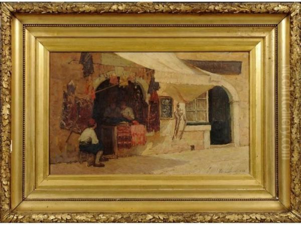 A Street Bazaar - view 1
