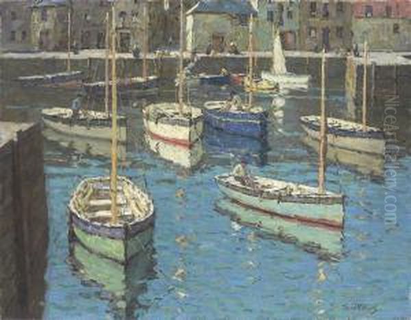 A Blue Day, Mevagissey - view 1