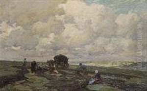 Mending Nets, Holland by Terrick John Williams