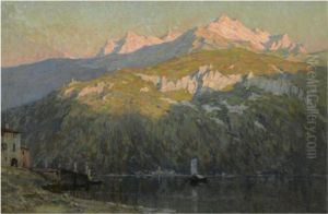 Lake Como From Menaggio by Terrick John Williams