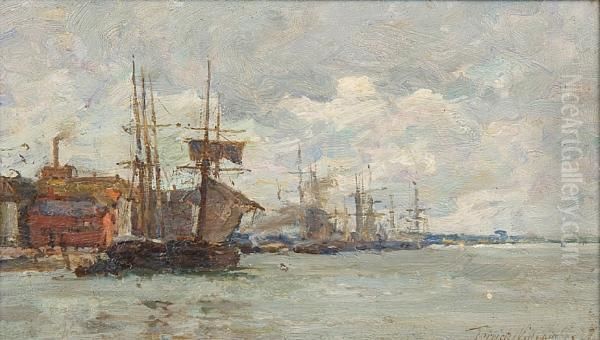 Shipping In A Harbour - view 1