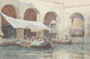 The Fruit Market,
Venice by Terrick John Williams
