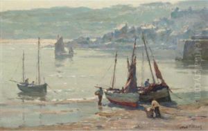 St Ives Harbour by Terrick John Williams