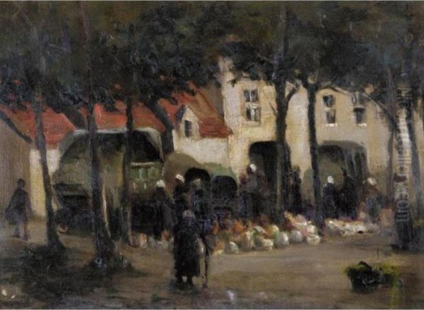 Continental Market Scene - view 1