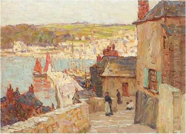 A Cornish Harbour - view 1