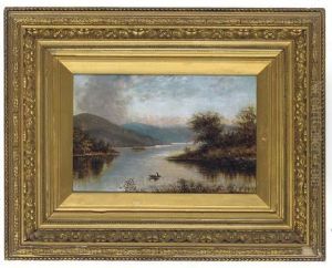 Boating On The Lake, Early Evening