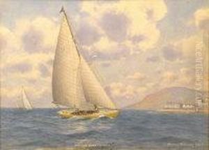 'the Sailing Yacht 'kookaburra' Off The Great Orme'
