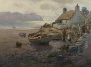 Coastal Scene With Cottage