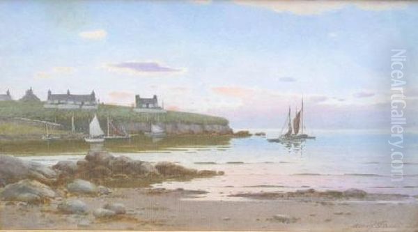 Evening Penrhyn Point, Cemaes Bay - view 1
