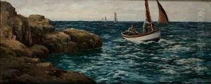 Fishing Boats Off The Coast