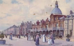 Elegant Figures On The Esplanade ; And Elegant Figureson The Waterfront