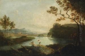 A Landscape With Figures by Richard Wilson