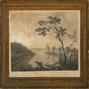 Carnavon Castle, The Birth Place Of Edward Ii In North Wales. by Richard Wilson