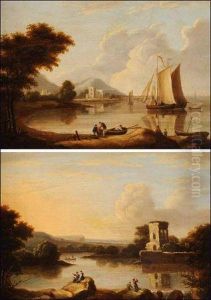 Lakeland Scenes With Boats