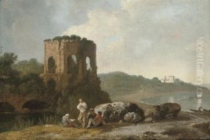 Bay Of Baiae, Temple Of Venus by Richard Wilson