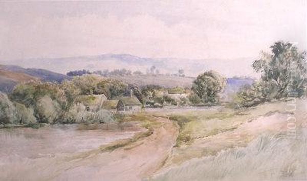 An Extensive Wooded Landscape With Farm Buildings - view 1