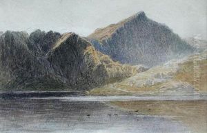 A Mountain Loch by Edmund Morison Wimperis