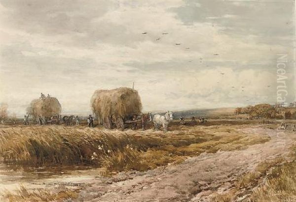 Gathering The Hay - view 1