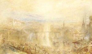 Zurich Fete, early morning by Joseph Mallord William Turner