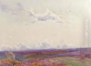 An Extensive Moorland Landscape by Edmund Morison Wimperis