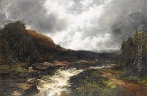 A Scene In Scotland by Edmund Morison Wimperis