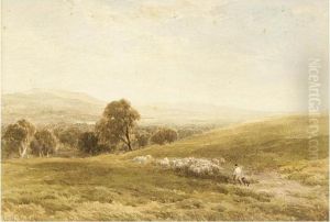 A Shepherd And His Flock by Edmund Morison Wimperis