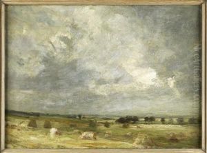 The Approaching Storm, Harvest-time by James Lawton Wingate