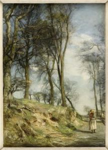 A Woodland Walk by James Lawton Wingate