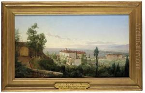 Villa Limonaia From Villa Ombrellino, Bellosguardo, Near Florence - view 1