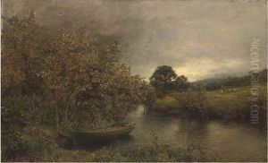 A Tranquil River In Summer