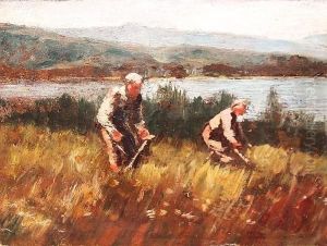 Cutting Grass, Study Cutting Grass, Study