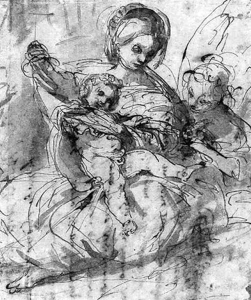 The Madonna And Child With An Angel - view 1