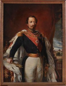 Portrait Of Napoleon Iii by Franz Xavier Winterhalter