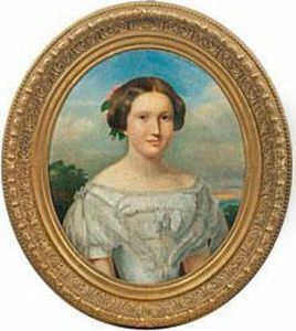 Portrait Einer Jungendame by Franz Xavier Winterhalter