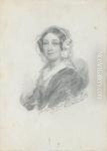 Portrait De < Miss Margareth Louis Hay >