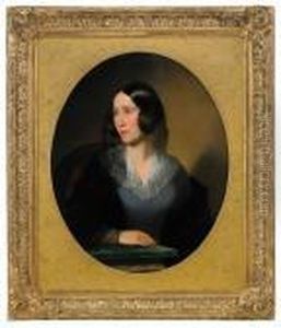 Portrait Of Princess Vera Dmitrievna Golitsina by Franz Xavier Winterhalter