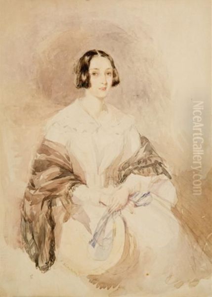 Portrait Of A Woman, Possibly
Princess Anna Feodora Ofleiningen, Queen Victoria's Half Sister - view 1