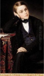Portrait Of A Young Gentleman by Franz Xavier Winterhalter