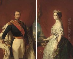 Portrait Of Napoleon Iii by Franz Xavier Winterhalter