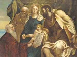 The Holy Family and the Doge Ranieri by Jacopo Tintoretto (Robusti)