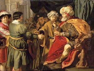 Joseph interpreting Pharaoh's dreams