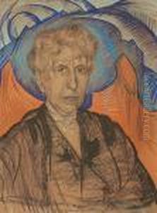 Portret Kobiety by Stanislaw Ignacy Witkiewicz (Witkacy)