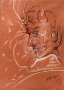Portret Pani, 1939 R. by Stanislaw Ignacy Witkiewicz (Witkacy)