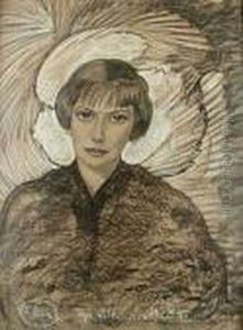 Portret Kobiety by Stanislaw Ignacy Witkiewicz (Witkacy)