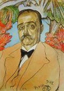 Portret Mezczyzny W Binoklach, X 1926 R.